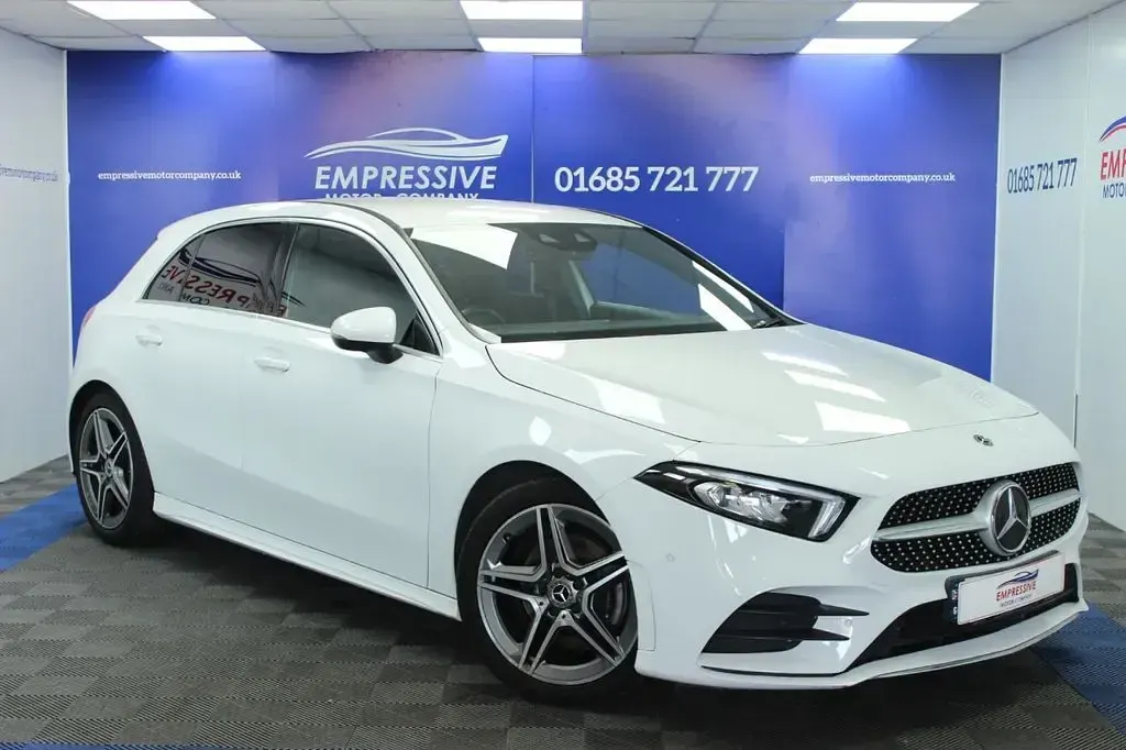 Used Mercedes A200 Executive 150 HP (110 kW) 2019 White Hatchback