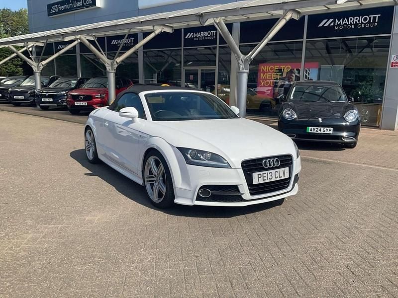 White Used 2013 Audi TT Roadster S-Line Cabriolet | £6,195 (Fair price) - Image 1/4