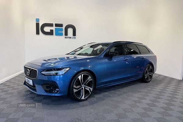 Used Volvo V90 R-Design 2020 Blue Estate