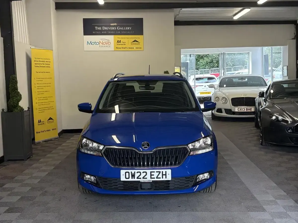 Used Skoda Fabia SE L 95 HP (69 kW) 2022 Blue Hatchback