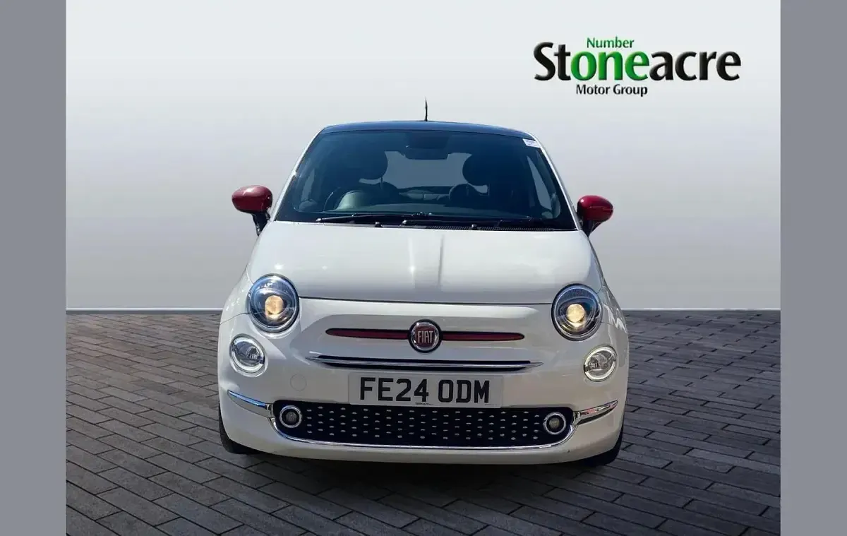 Used Fiat 500 Red 68 HP (50 kW) 2024 White Hatchback