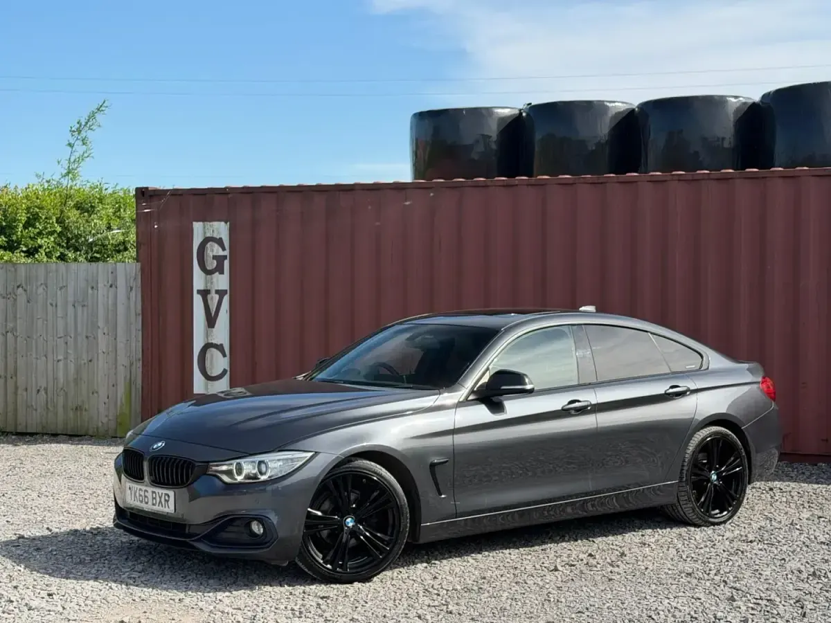 Begagnad BMW 418 Sport Line 2016 Grå Sportkupé