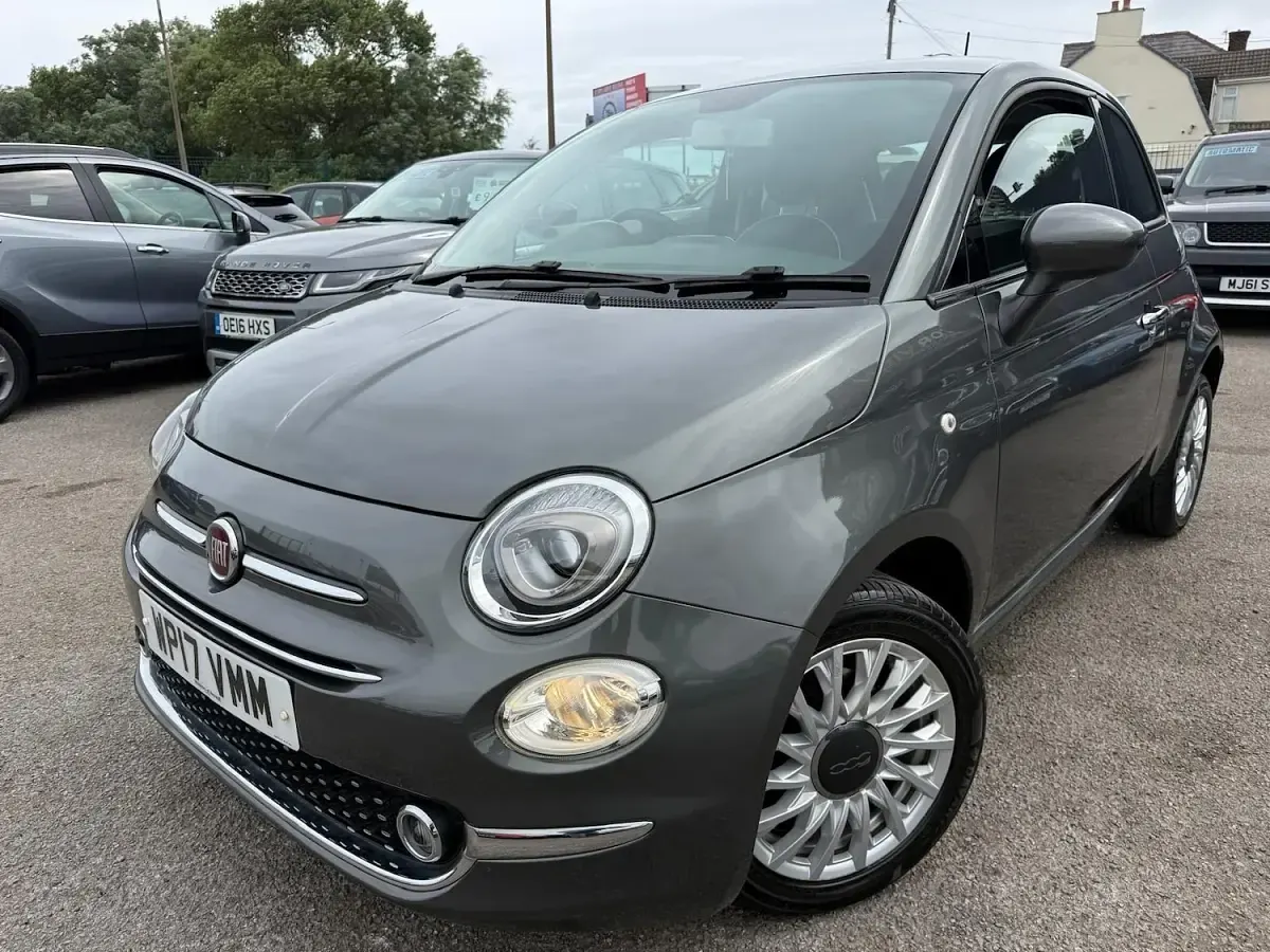 Used Fiat 500 Lounge 69 HP (50 kW) 2017 Grey Hatchback