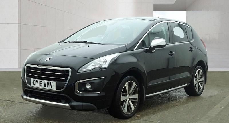 Begagnad Peugeot 3008 Allure 2016 Svart Halvkombi