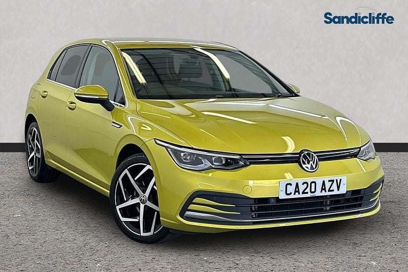 Used VW Golf VII 150 HP (110 kW) 2020 Yellow Hatchback