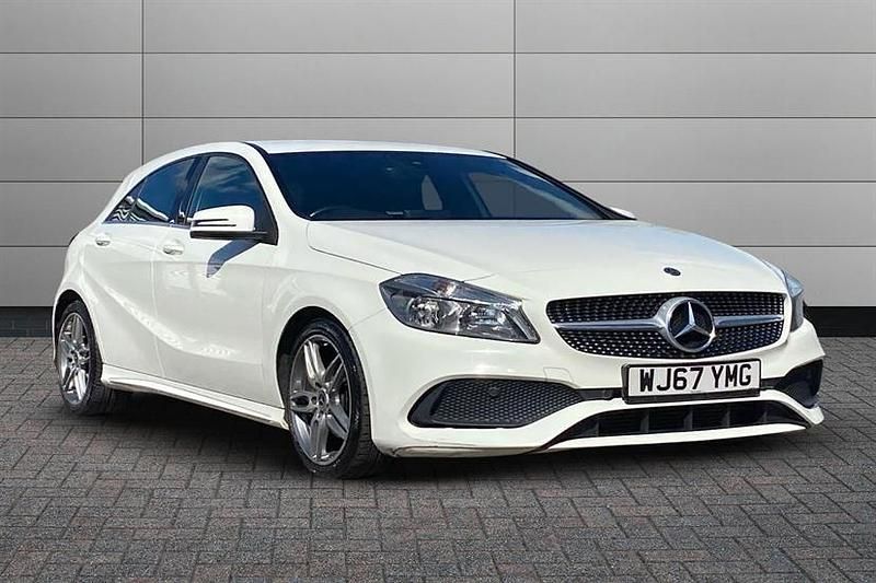 Cirrus white Used 2017 Mercedes A180 AMG line Hatchback | £10,690 (Fair price) - Image 1/4