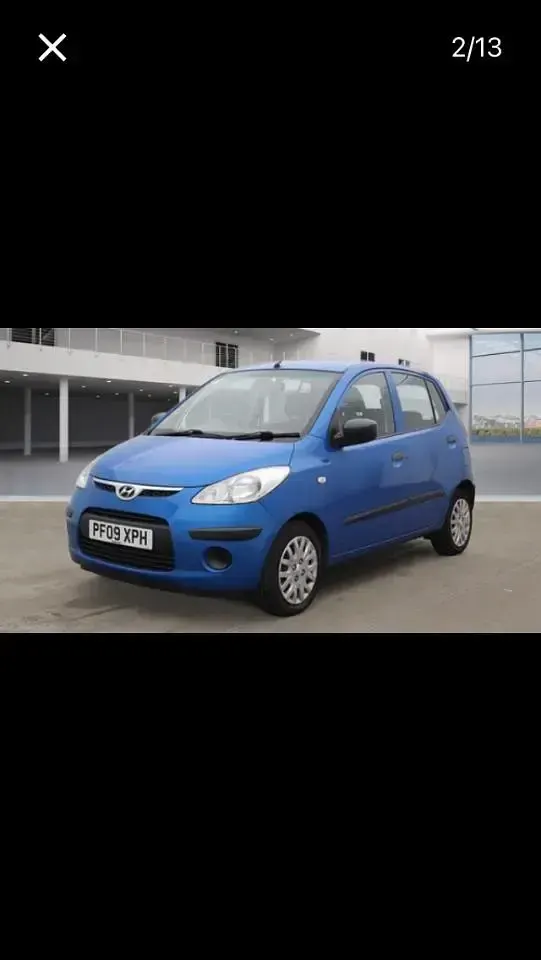 Used Hyundai i10 Classic 77 HP (56 kW) 2009 Blue Hatchback