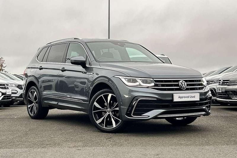 Grey Used 2022 VW Tiguan Allspace Elegance SUV | £29,295 (A bit pricey) - Image 1/4