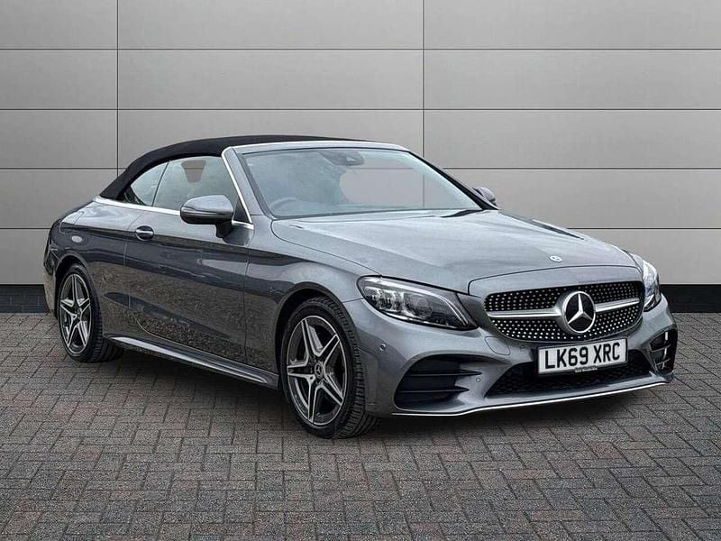 Grey Used 2019 Mercedes C200 AMG Line Premium Cabriolet | £21,990 (Fair price) - Image 1/4