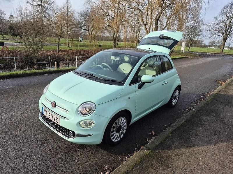 Used Fiat 500 Lounge 2016 Green Hatchback