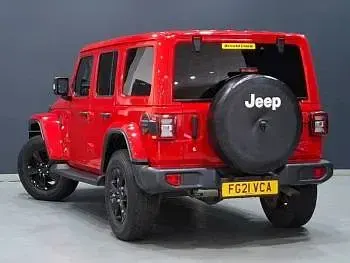 Used Jeep Wrangler Night Eagle 2021 Red SUV