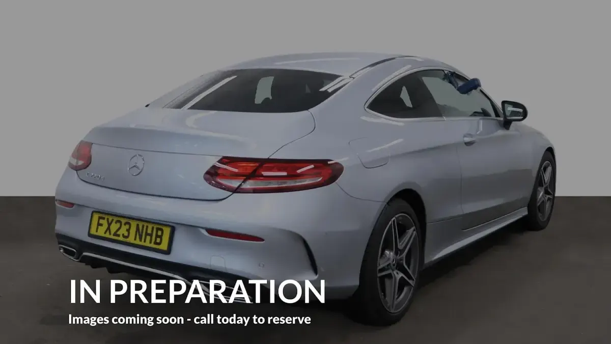 Used Mercedes C220 AMG line 2023 Silver Coupe