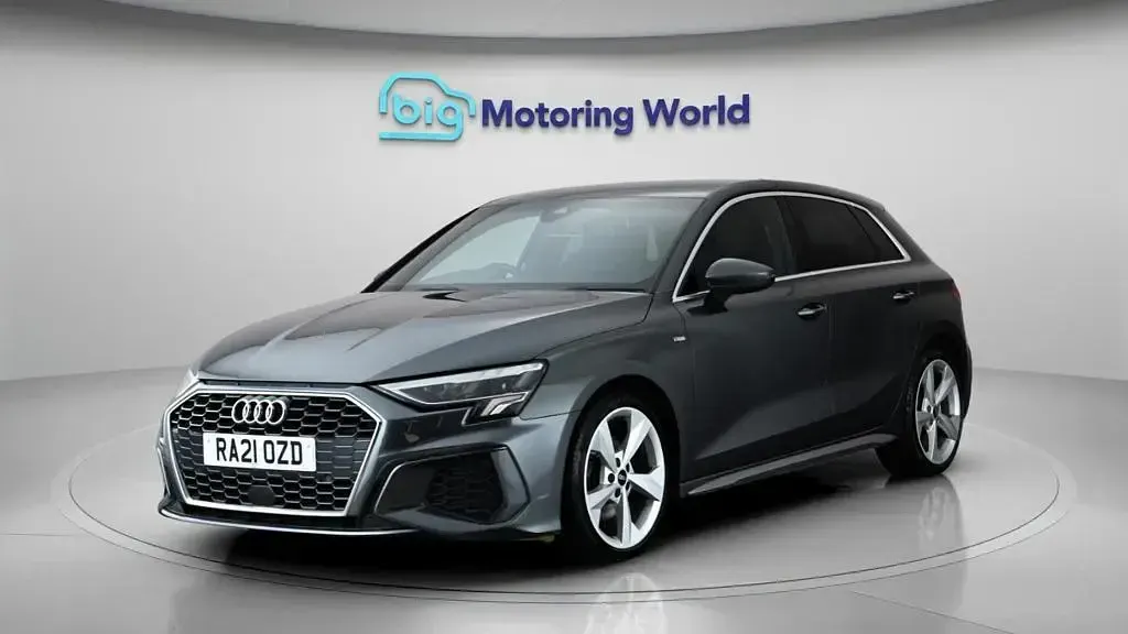 Used Audi A3 Sportback S-Line 110 HP (80 kW) 2021 Grey Hatchback