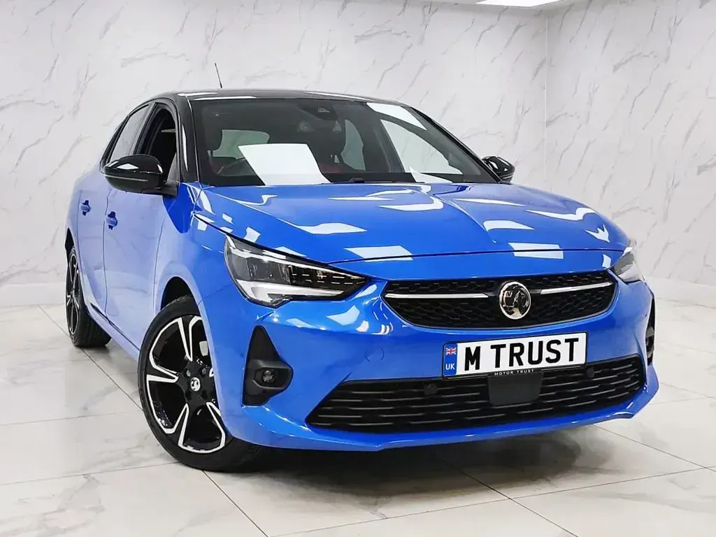 Used Vauxhall Corsa Edition 130 HP (95 kW) 2021 Blue Hatchback