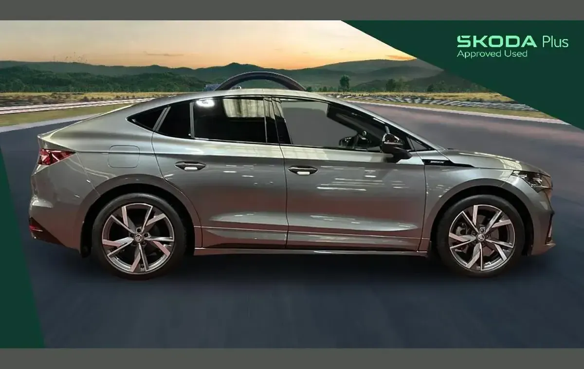 Used Skoda Enyaq iV SportlinePlus 206 kW (281 HP) 2024 Graphite grey metallic SUV