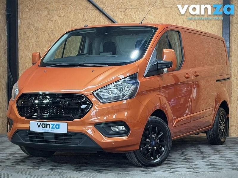 Used Ford Transit Custom Limited 130 HP (95 kW) 2019 Orange Van