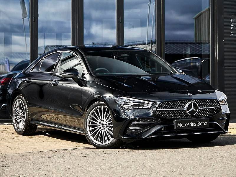 Black Used 2024 Mercedes CLA180 AMG Line Premium Sedan | £30,498 (Super price) - Image 1/4