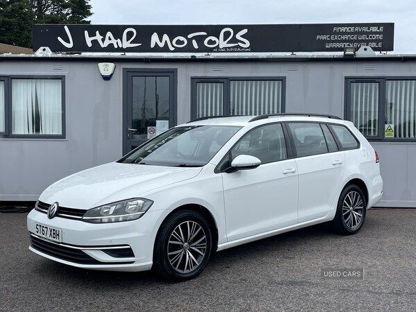 White Used 2018 VW Golf VII SE Estate | £10,950 (Super price) - Image 1/4