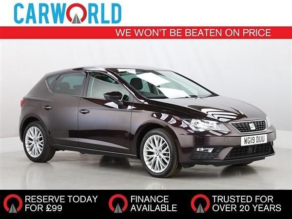 Purple Used 2019 Seat Leon SE Dynamic Hatchback | £8,990 (Good price) - Image 1/4