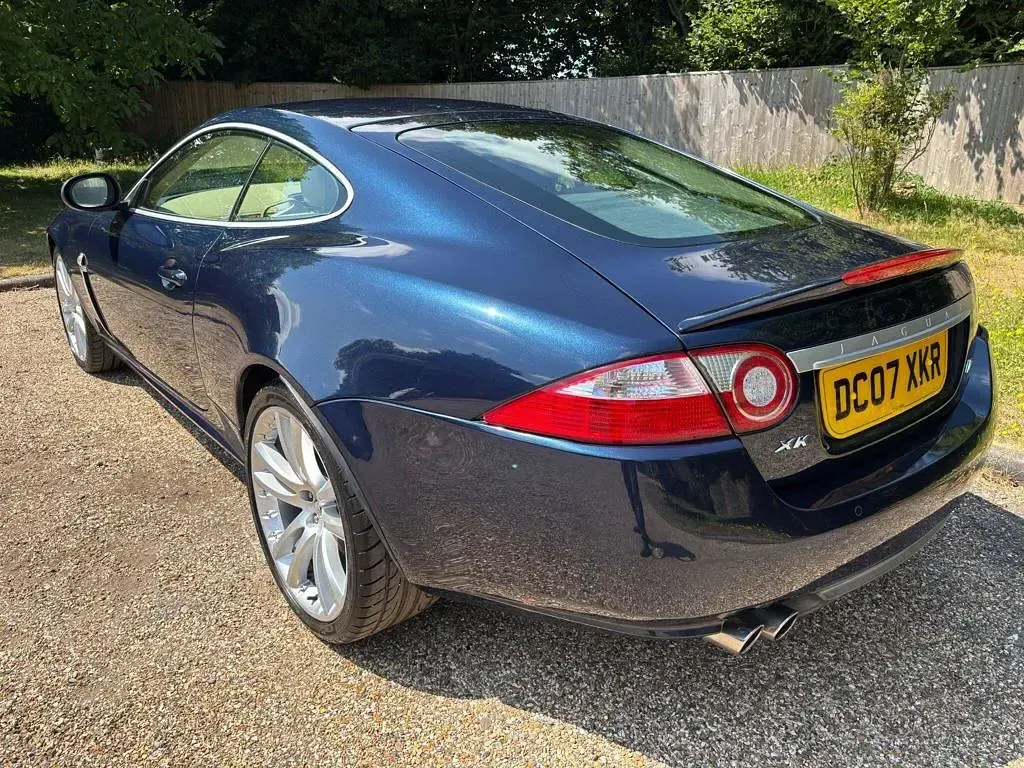 Used Jaguar XKR Supercharged 420 HP (308 kW) 2008 Blue Coupe