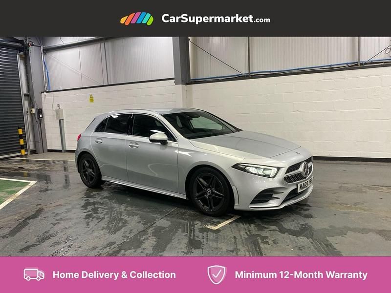 Silver Used 2019 Mercedes A200 AMG line Hatchback | £15,697 (Fair price) - Image 1/4