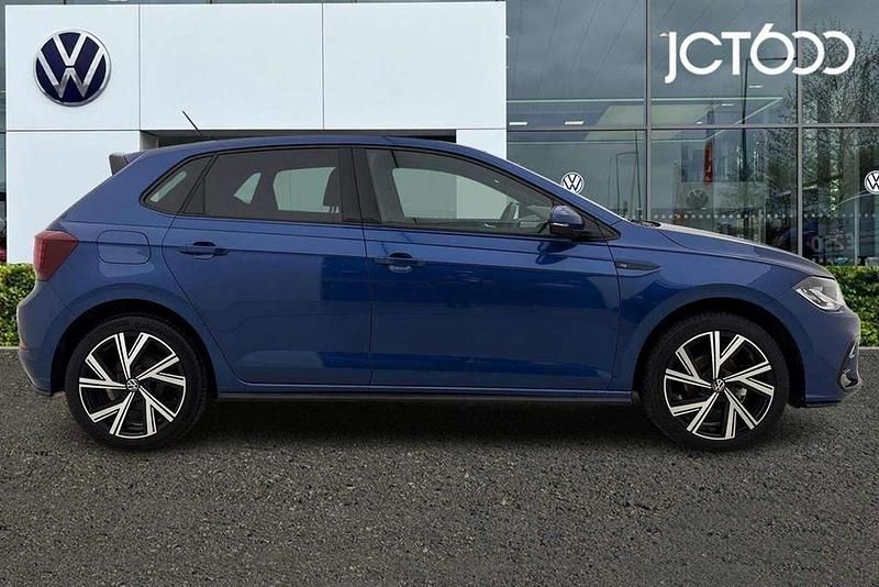 Used VW Polo R-line 95 HP (69 kW) 2023 Blue Hatchback