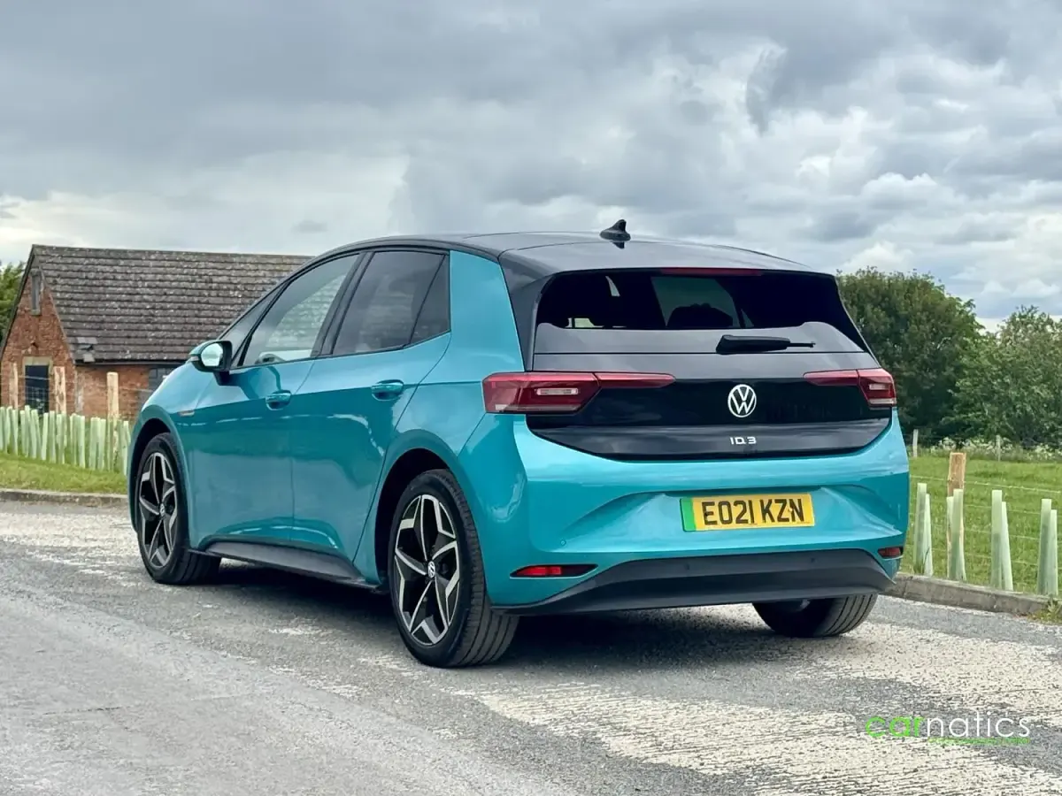 Used VW ID.3 Pro Performance 150 kW (204 HP) 2021 Turquoise Hatchback