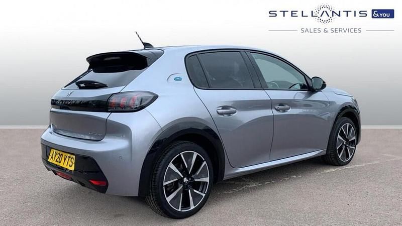 Used Peugeot e-208 GT-line 98 kW (134 HP) 2020 Grey Hatchback
