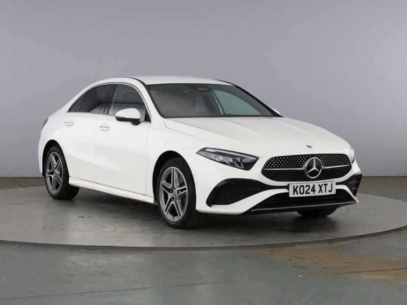 Polar white Used 2024 Mercedes A250 AMG Line Premium Sedan | £25,749 (Fair price) - Image 1/4
