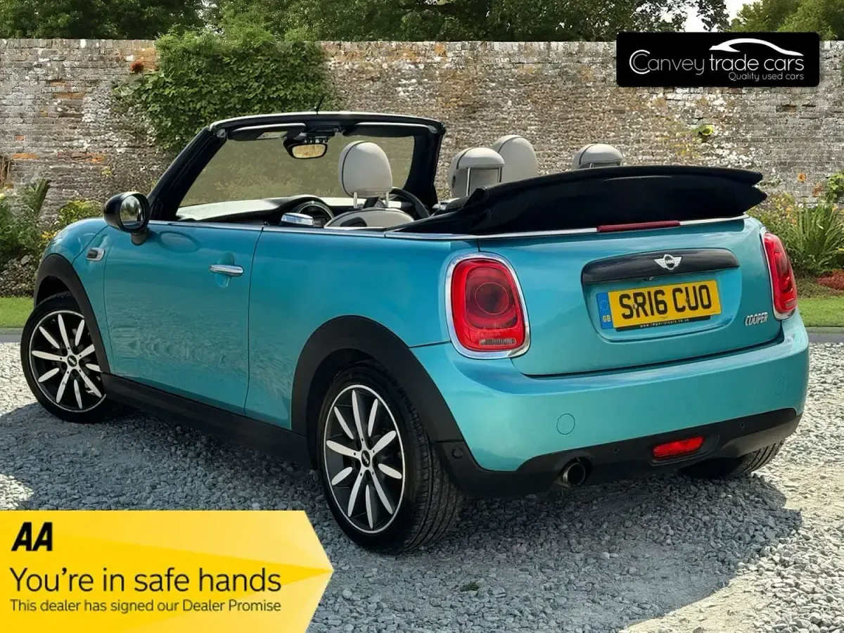Used Mini Cooper Cabriolet 134 HP (98 kW) 2016 Turquoise Cabriolet