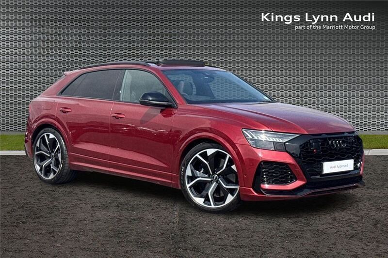 Red Used 2022 Audi RS Q8 Advanced SUV | £80,900 (Fair price) - Image 1/4