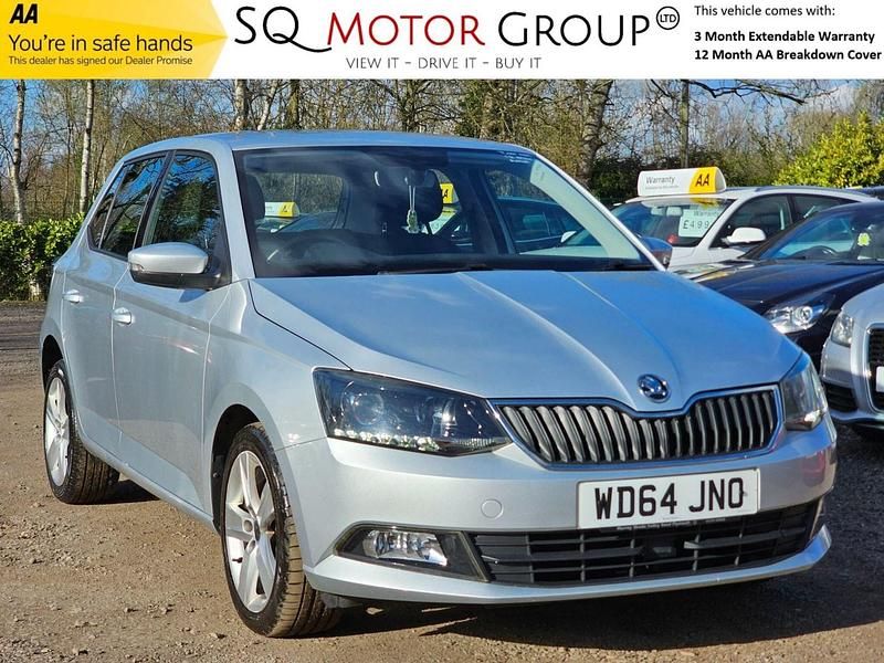 Used Skoda Fabia SE L 90 HP (66 kW) 2015 Silver Hatchback