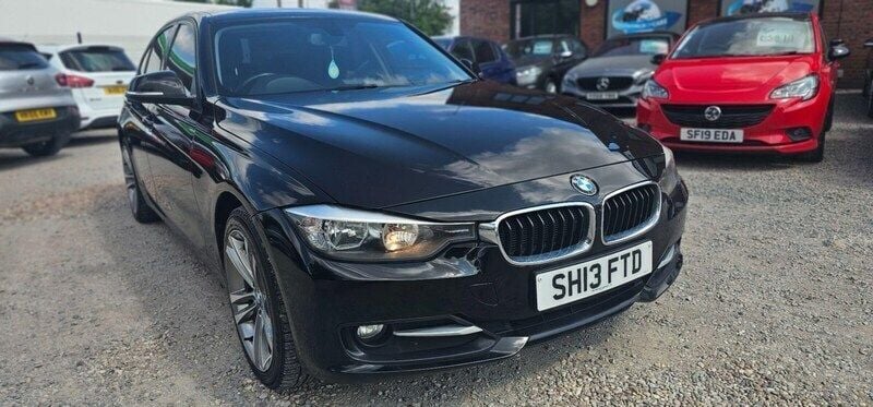Black Used 2013 BMW 318 Sport Line Sedan | £3,999 (Good price) - Image 1/4