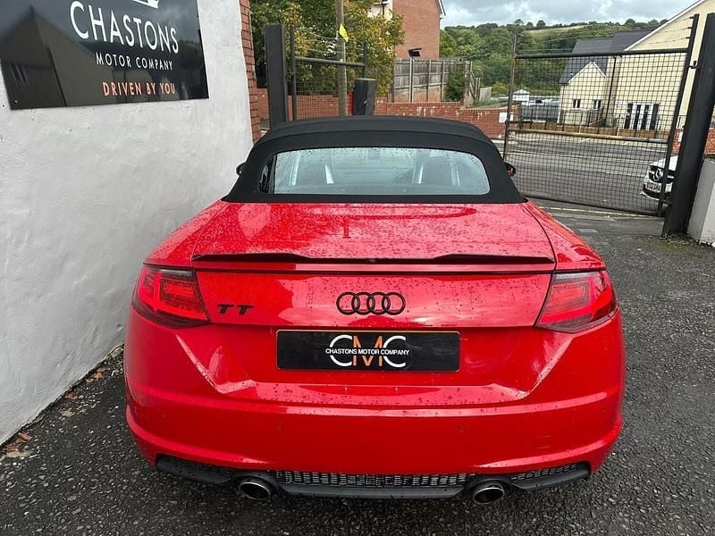 Used Audi TT S-Line 2018 Red Cabriolet