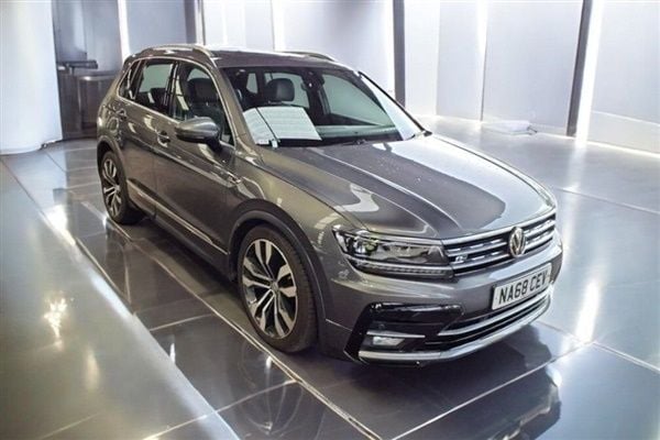 Grey Used 2018 VW Tiguan R-line SUV | £17,990 (Fair price) - Image 1/1