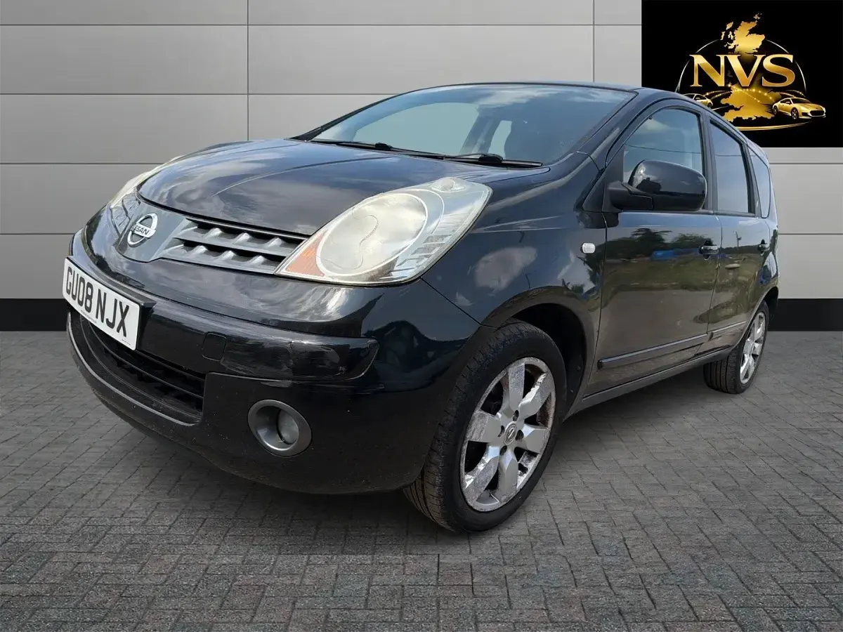 Used Nissan Note Acenta 88 HP (64 kW) 2008 Black Hatchback
