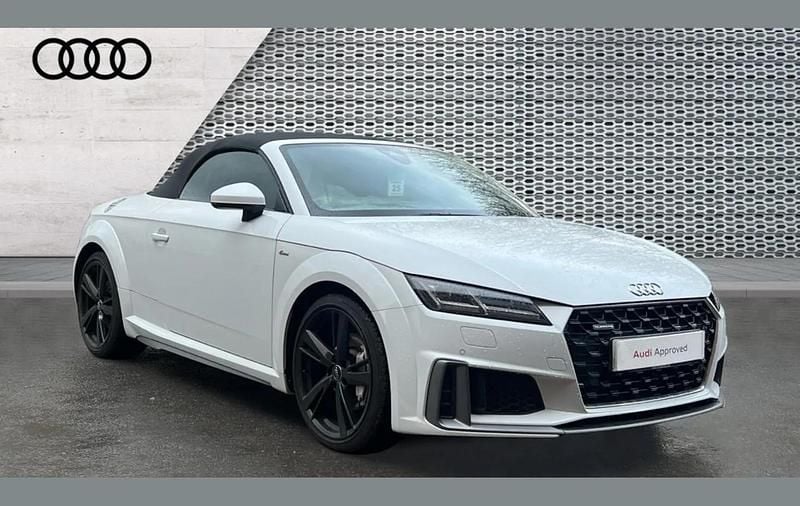 White Used 2019 Audi TT Roadster S-Line Cabriolet | £22,777 (Fair price) - Image 1/4
