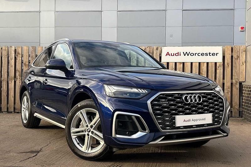Blue Used 2023 Audi Q5 S-Line SUV | £28,980 (Fair price) - Image 1/4