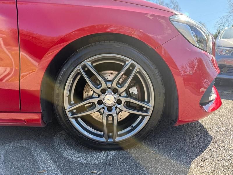 Used Mercedes A220 AMG Line Premium Plus 2017 Red Hatchback