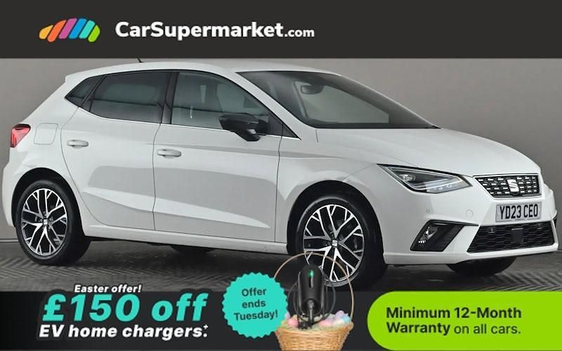 Used Seat Ibiza XCELLENCE Lux 110 HP (80 kW) 2023 White Hatchback