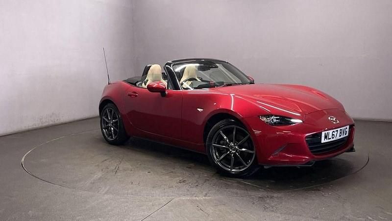 Red Used 2017 Mazda MX5 Inclusive Cabriolet | £14,999 (Good price) - Image 1/4