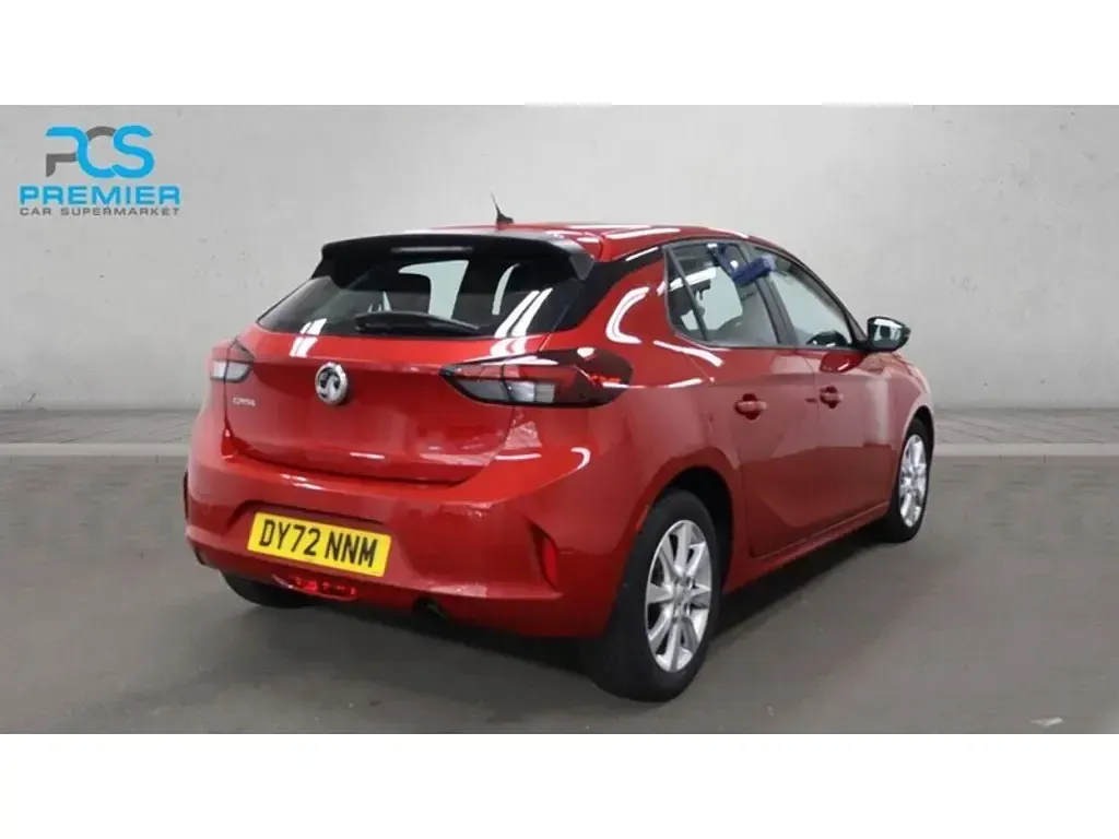 Used Vauxhall Corsa Design Edition 2022 Crimson red (metallic paint) Hatchback