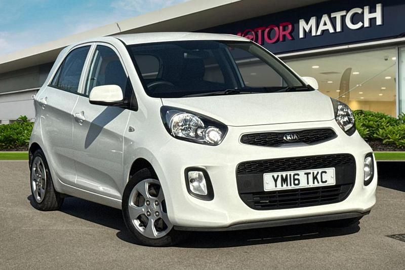 Used Kia Picanto 66 HP (48 kW) 2016 White Hatchback