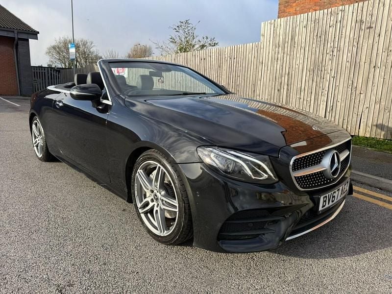 Used Mercedes E220 AMG Line Premium 2017 Black Cabriolet