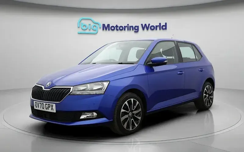Used Skoda Fabia SE Drive 95 HP (69 kW) 2021 Blue Hatchback