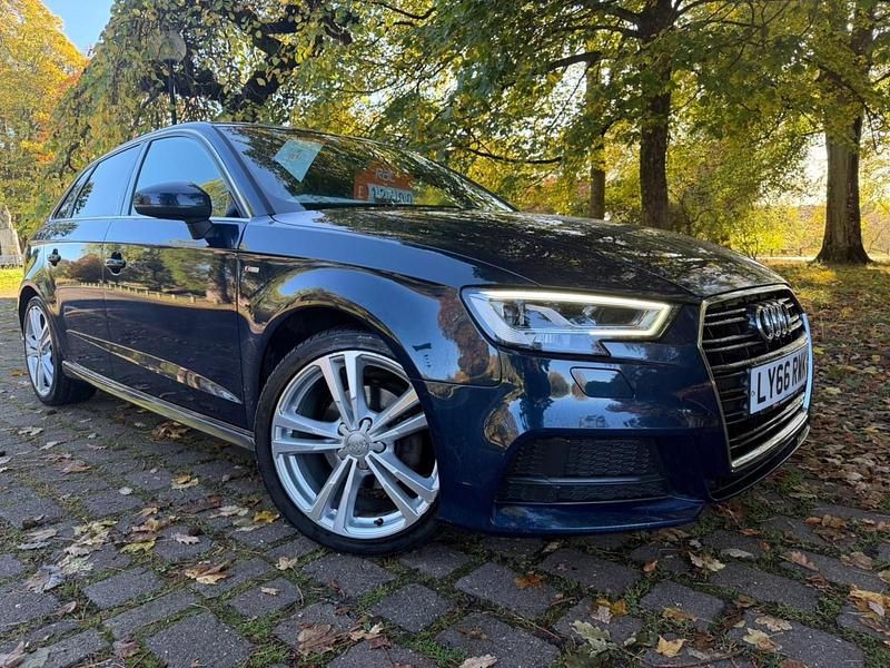 Blue Used 2017 Audi A3 S-Line Hatchback | £12,400 (Fair price) - Image 1/4