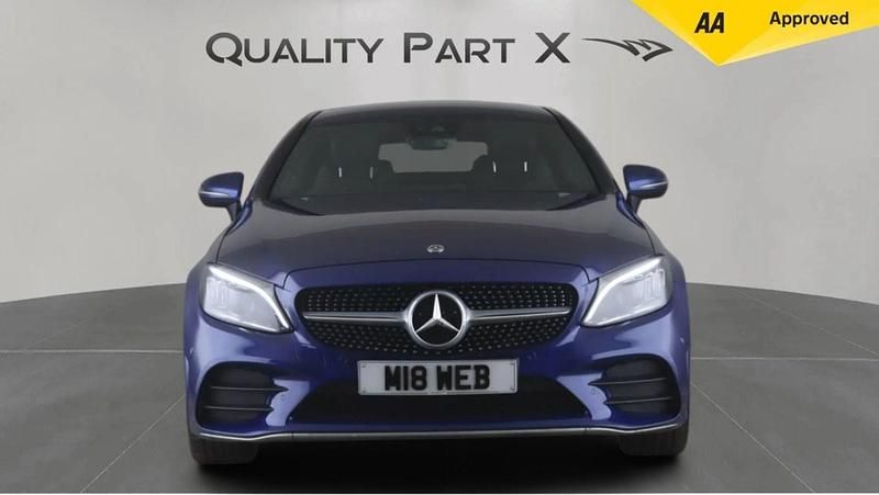 Used Mercedes C200 AMG Line Premium 2020 Blue Coupe