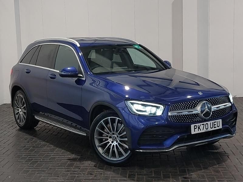 Blue Used 2020 Mercedes GLC220 AMG Line Premium SUV | £23,998 (Expensive) - Image 1/4