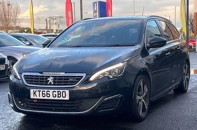 Used Peugeot 308 SW GT 180 HP (132 kW) 2017 Black Estate