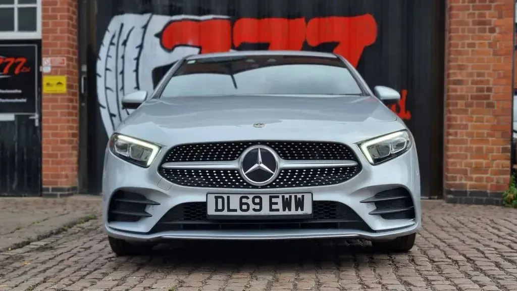 Used Mercedes A200 AMG line 2019 Silver Hatchback
